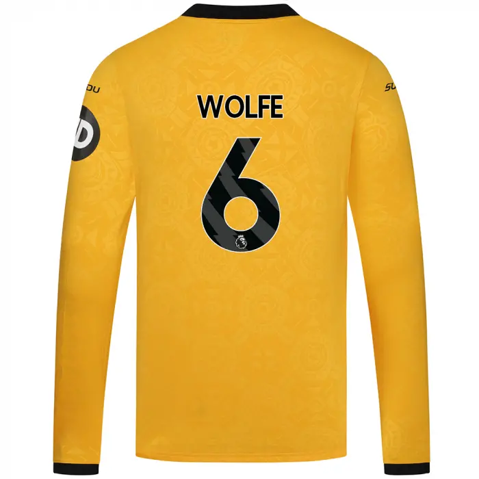 Wolverhampton Wanderers Store | Shop Official 2025-26 Wolves Home Shirt – LS WOLFE 6 Wolves Gear